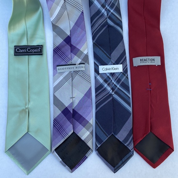 Mens Neck Tie Lots of 4 - Picture 2 of 2